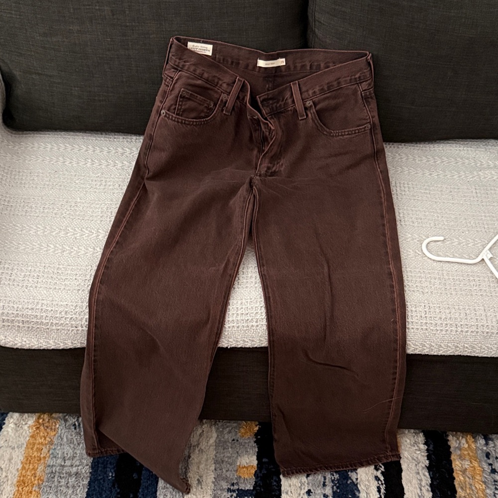 Levi’s Brown Baggy Boot Straight-Leg Jeans